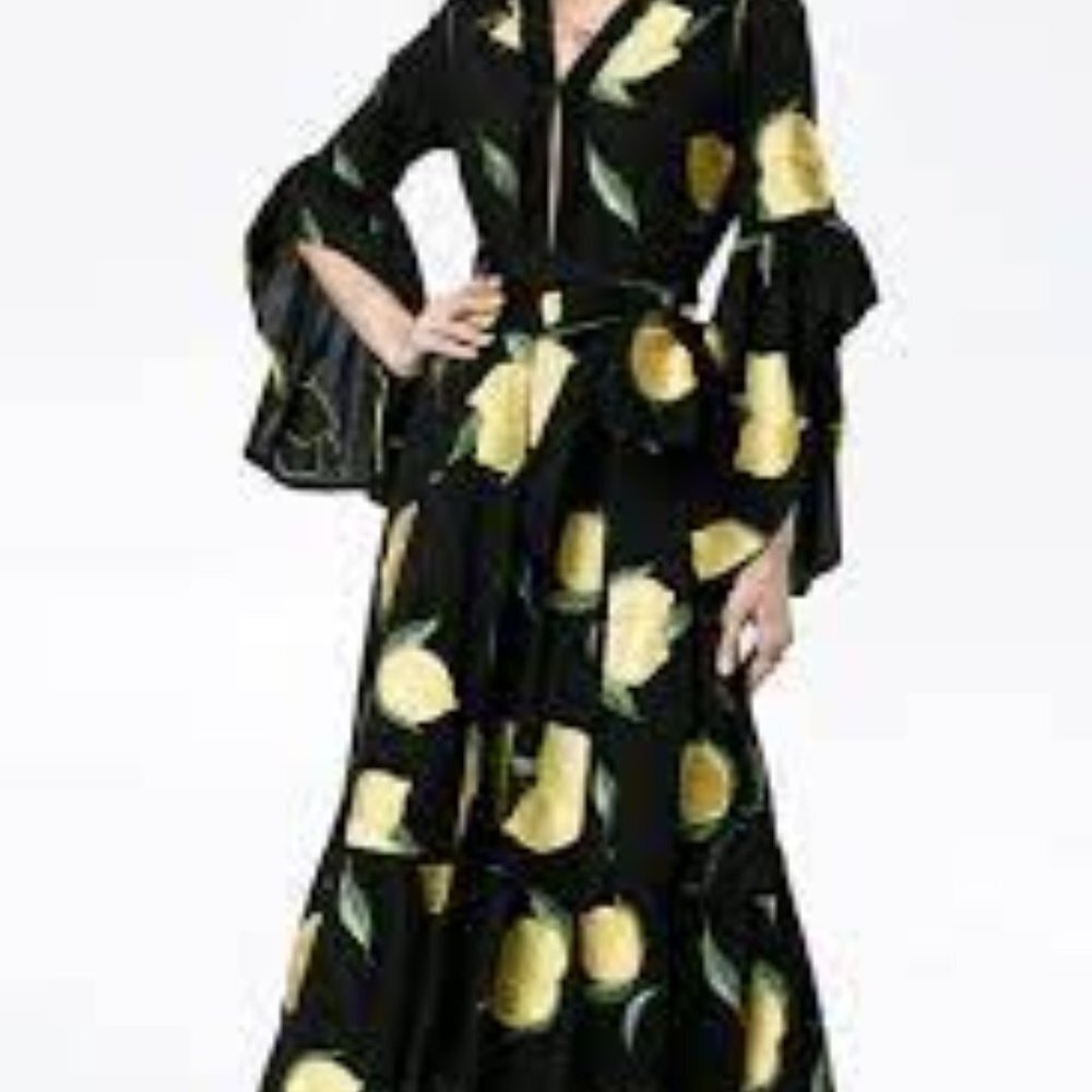 WE ARE LEONE Amalfi Embroidered Robe Size XS - Picture 5 of 6